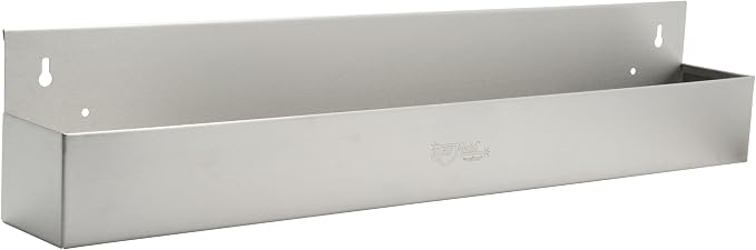 Winco 32" Bar Stainless Steel Speed Rail, Single | Holds up to 16 bottles, Foodservice