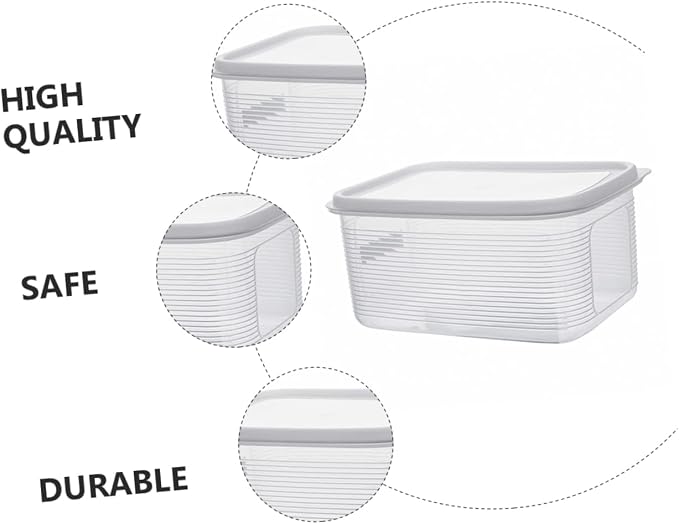 BESPORTBLE Multi-purpose Airtight Pet Food Storage Container Capacity Transparent Design Moisture Dog and Cat Food Organizer for Dry and Snacks