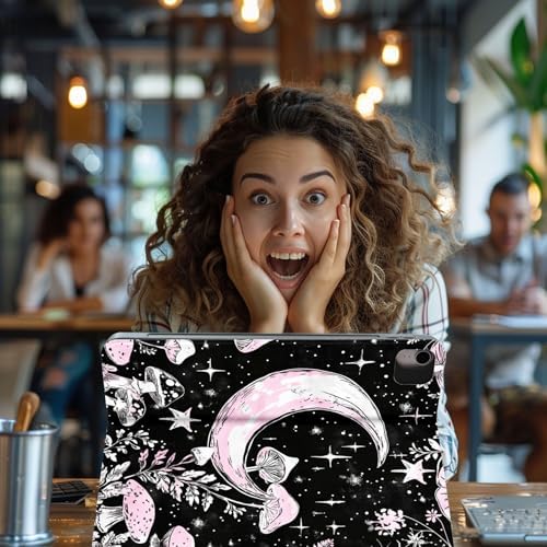 for Samsung Galaxy Tab S6 Lite 10.4" 2020/2022/2024 (SM-P620/P625/P613/P619/P615/P610) Tablet Case,Auto Wake/Sleep,Adjustable Stand Protective Cover - Watercolor Forest