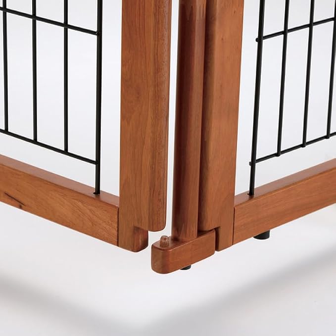 Richell 3-in-1 Convertible Elite Pet Gate, 6-Panel