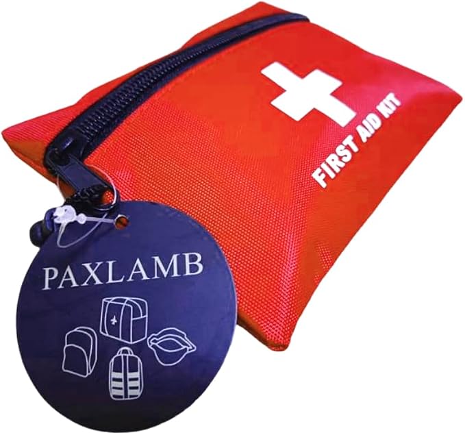 Red First Aid Bag Small First Aid Kit Empty Medical Bags (Red 7.9x5.5 1PC)