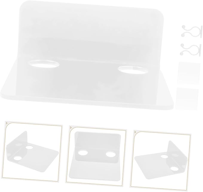 ibasenice 3pcs Viewing Camera Wall Mount Monitor Storage Rack Floating Wall Shelf Monitor Mount for Crib Camera