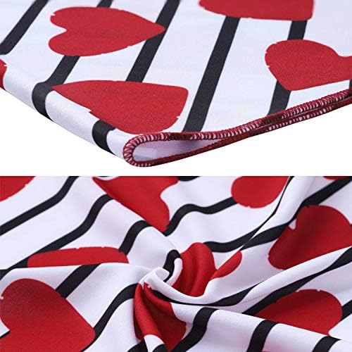 Valentine's Day Dog Bandanas - 2 Pack, Heart, Donut, Paw Printed Pet Scarves, Dog Valentines Bandanas for Small, Medium, Large Dogs, Puppy Outfit, Pink, White