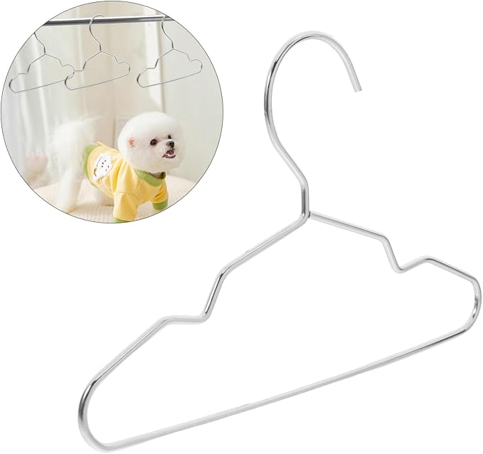 Luxshiny 10pcs Pet Storage Hanger for Cat Dog Clothes Compact Organizer Fit for Pet Apparel Drying Storing Space-Saving Design for Home