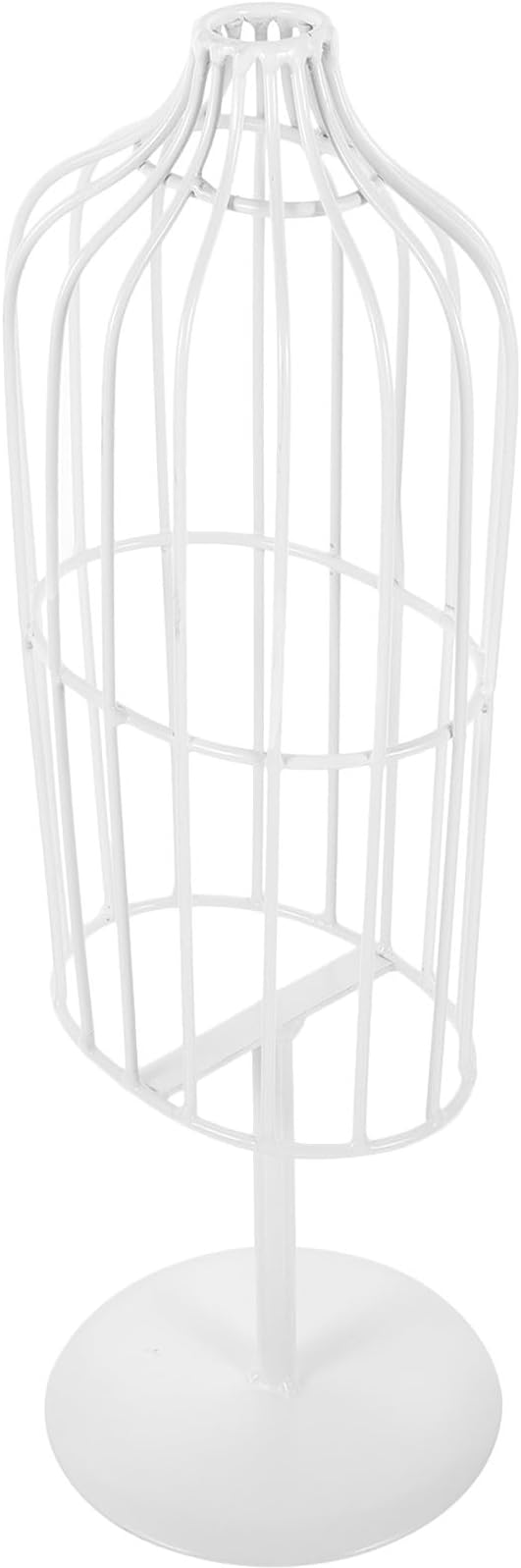 Sturdy Iron Pet Dress Mannequin Stand for Puppy and Cat Clothes Display and Pet Coat Hanging Rack White Small Clothes Organizer