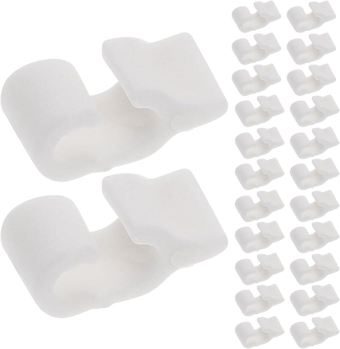 COHEALI 48pcs White Plastic Cage Connectors for Dog Kennel Panel Assembly | Compatible Design, Reinforced Security, Sturdy Clip Set, Seamless Integration for Portable Wire Grid Storage