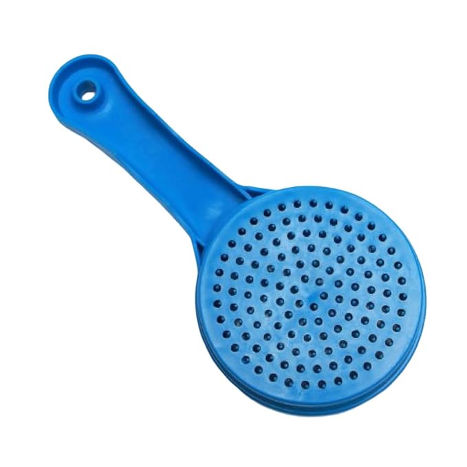 Compac Self Cleaning Pet Brush Twist to Raise and Lower Bristles, Blue, 1 Count