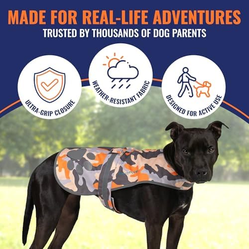 Reflective Dog Vest, Hi Vis Safety Gear for Low-Light Morning & Night Walks