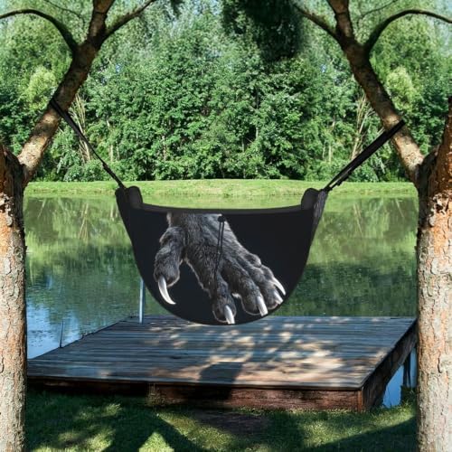 Wolf Claw Pattern Car Seat Organizer-Backseat Storage Bag for Travel | Waterproof Durable. Holds Snacks Gear Essentials. Fits Most Cars.