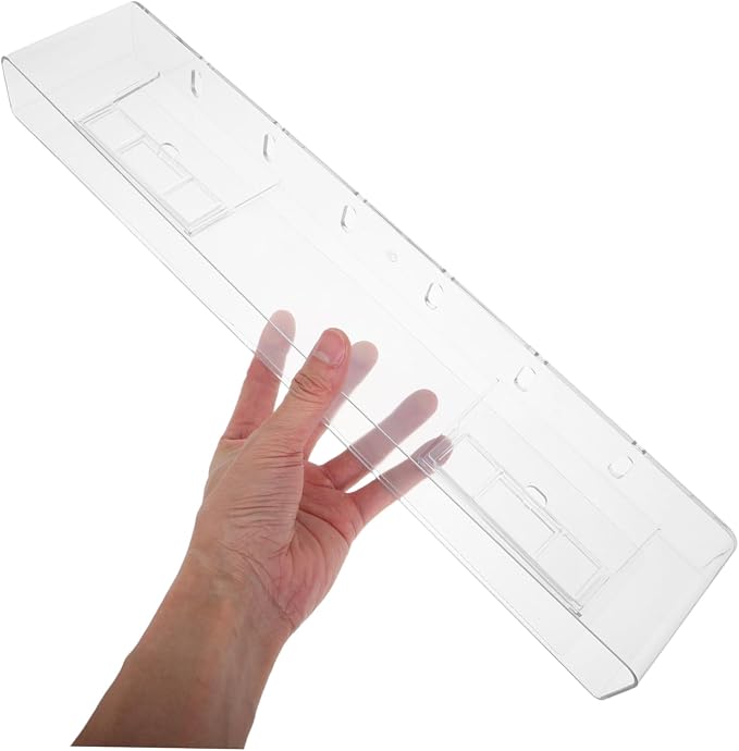 2 Pcs Wall Mounted Clear Bookshelf for Kids Floating Book Display Shelf for Nursery and Bedroom Ideal for Organizing Picture Books Magazines and Toys Space Saving
