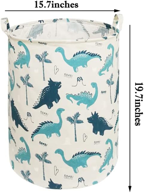 MAIZMZ Kids Hamper Storage Bins Organizer Toy Box Laundry Basket Large Canvas Collapsible Chest for Home/Dorm/Kitchen/Pet/Office/Closet/Shelf/Gift Baskets