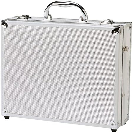 Top Performance Clipper Cases — Durable Aluminum Clipper Cases for Professional Pet Groomers, Chrome
