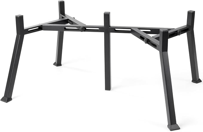 LOOBANI Double Dog Bowl Stand Adjustable 8.2"-11" Width for Large Seniors | Reduces Neck Strain, Non-Slip Rubber Feet, Rust-Proof Stand, Easy Clean, for Senior & Arthritic Dogs