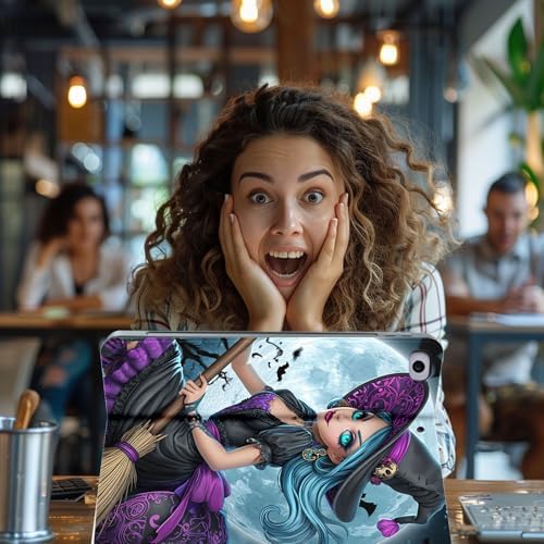 for Microsoft Surface Pro 11/10/9-13" 2024/2022 Tablet Case,Auto Wake/Sleep,Adjustable Stand Protective Cover - Halloween Witch