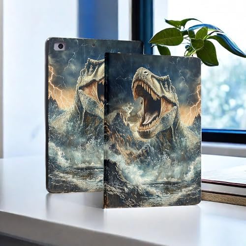 for Microsoft Surface Pro 8-13" 2021 Tablet Case,Auto Wake/Sleep,Adjustable Stand Protective Cover - Dinosaur