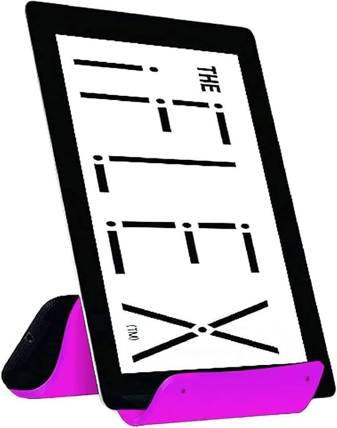 Adjustable Cell Phone Stand and Tablet Stand for Work and Home – Flexible Phone Holder is The Perfect iPhone Stand for Video Calls and Holds Any Device (Purple)