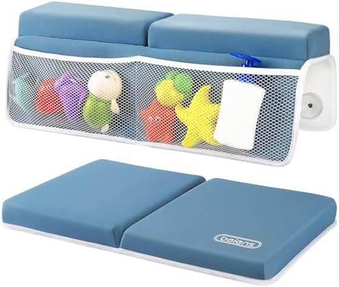beiens Bath Kneeler and Elbow Rest Pad Set, 1.5-Inch Thick Memory Foam Pads