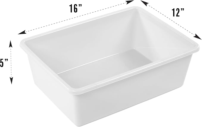 Humble Crew Plastic Storage Bins for Kids, Large Removable Toy Organizer | BPA-free, lightweight, fits cubbies and bookshelves, compatible with most toddler shelving for playroom, bedroom, or nursery