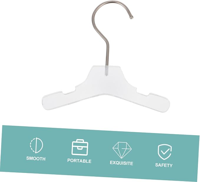 BESPORTBLE Pet Clothes Hanger Wear-Resistant Dog Hanger for Household Use Lightweight and Portable Design for Drying Pet Apparel Compact Fit for Dog Clothing