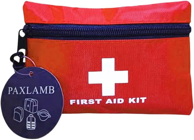 Red First Aid Bag Small First Aid Kit Empty Medical Bags (Red 7.9x5.5 1PC)