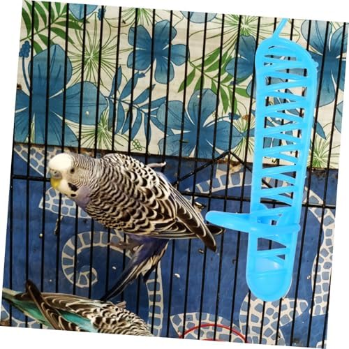 Housoutil Millet Holder Millet Holders for Birds Cage Stand Parakeet Millet for Birds Chew Toy Cage Hanging Feeder Toy Food Rack Parrot