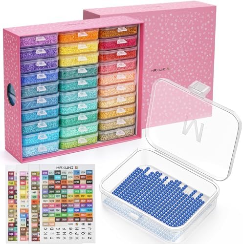 30PCS Diamond Painting Storage Containers Trays with Lids