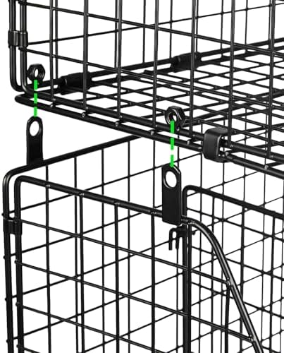 Stackable Soda Can Organizer Stores Up to 72 Cans, 4-Pack Can Storage Organizer for Pantry Shelves, 4-Tier Kitchen Can Holders with 4 Adjustable Dividers, Wire Drink Organizer for Pantry Cabinet Shelf