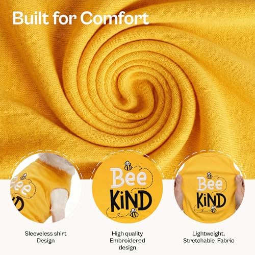 Parisian Pet Dog Shirt – 100% Cotton Shirts for Medium Dogs – Sleeveless Puppy Vest – Lightweight and Breathable Pet Apparel – Soft Pullover Summer Dog Clothes - Stretchy T Shirts for Dogs