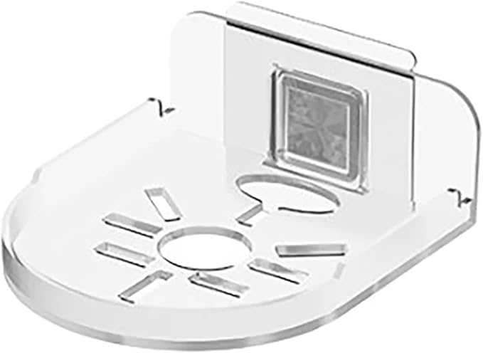 Wall Mount Camera Shelf 20-Count Camera Wall Holders – Home Monitoring Support Trays for Living Room Racks(Clear)