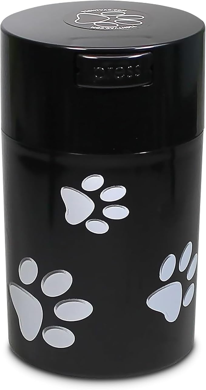 Pawvac Airtight Pet Food Container, Vacuum Seal Dog and Cat Treat Jar Lid