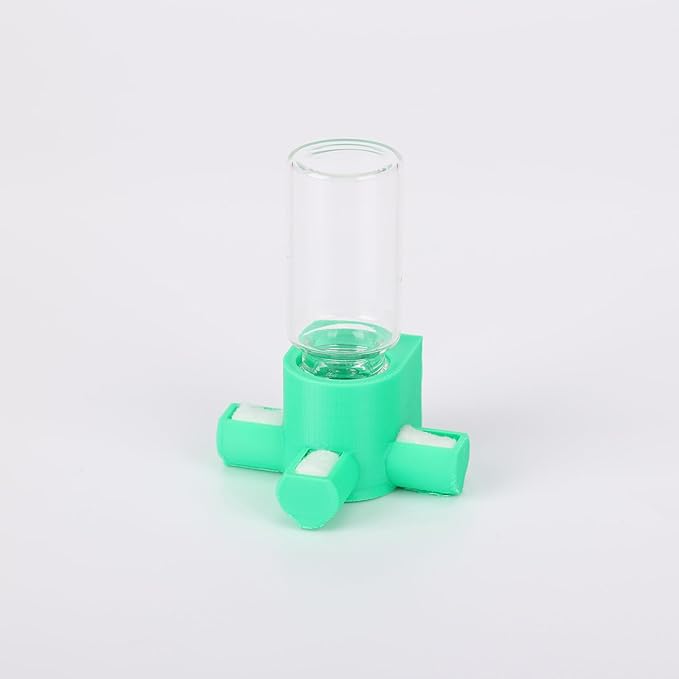 Jumping Spider Water Dispenser, Magnetic Hanging Feeder,Suitable for Jumping Spiders,Tarantulas, Praying Mantises,Arboreal Animals, and Other Small Animal Enclosure Accessories,5ML (Green)