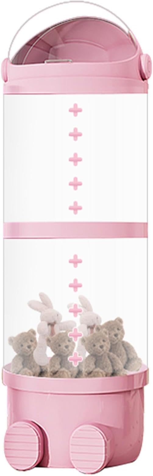 Stuffed Animal Storage Tube Transparent | Kids Plush Doll Clear Storage Tube for Plush Toy Display Storage Organizer Kids Room Nursery Playroom Home Decor Soft Toy