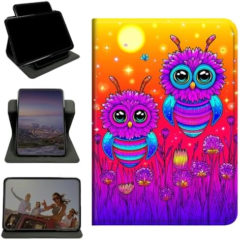 Case for Samsung Galaxy Tab S7 FE 2021/S7 Plus 2020/S8 Plus 2022 12.4 Inch, 360 Degree Rotating Stand with Multi-Angle Vertical Shockproof Protective Shell for Women Men, Honey Sunset