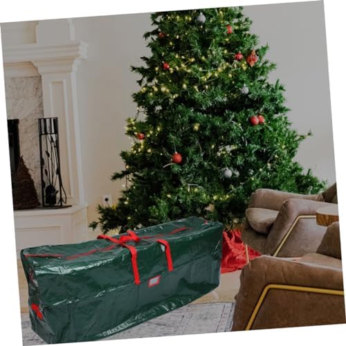 Christmas Tree Storage Bag Large Capacity Holiday Decoration Organizer and Water-resistant Xmas Tree Storage Pouch for Easy Moving