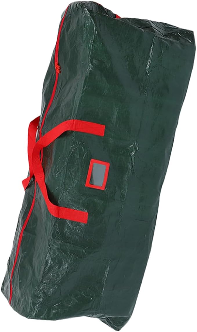 Large Xmas Tree Storage Bag Handles Organizer for Christmas Trees Wreaths Holiday Decorations Sturdy Pet Non-woven for Seasonal Storage