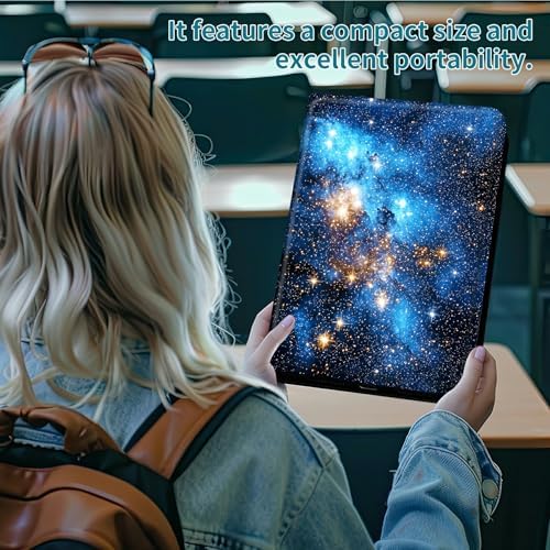 Case for Samsung Galaxy Tab S5e 10.5" 2019 SM-T720/725, 360 Degree Rotating Stand with Multi-Angle Vertical & Horizontal Viewing Shockproof Protective Shell for Women Men, Blue Galaxy