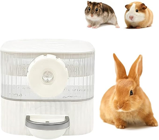No Drip Hanging Automatic Rabbit Water Dispenser 650ml, Top Refill Pet Water Bowl Bottle BPA Free for Rabbits, Bunny Guinea Pig Ferret,Squirrel,Hamster,Puppy Kitten, Other Small Animals