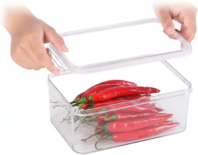 Rectangular Clear PET Storage Bin