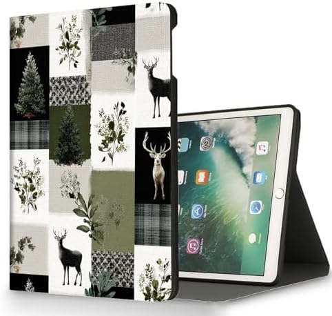 for Samsung Galaxy Tab S6 Lite 10.4" 2020/2022/2024 (SM-P620/P625/P613/P619/P615/P610) Tablet Case,Auto Wake/Sleep,Adjustable Stand Protective Cover - Wolf Pattern