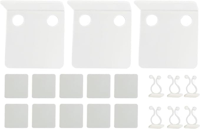 Aramox Acrylicistic Acrylic Shelf Small Monitoring Wall Cameras Wall Shelf for Cameras and Baby Monitor in Offices and Garages (Transparent)