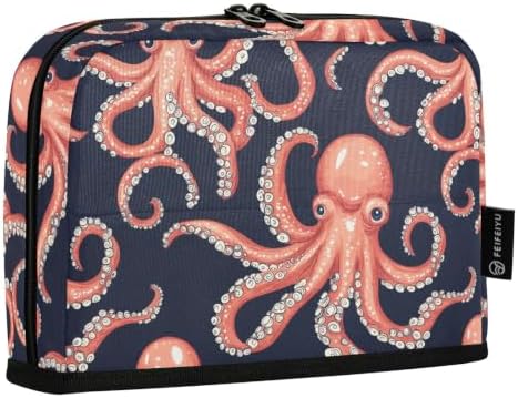 Octopus Illustration Pencil Case for Kids Girls Boys | Large Pencil Pouch Pen Bag Holder with Big Capacity