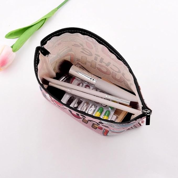 Small Ouchie Pouch Bag Canvas Medicine Storage Bags Wound Care Travel Bag Drug Storage Bags for Medicine First Aid Kit Zipper Pouches Emergency Pouch for Women Girls Doctor Nurse Pouches for Work