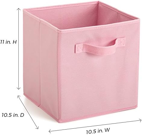 ClosetMaid 1468 Cubeicals Fabric Drawers, Pink, 2-Pack