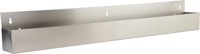 Winco 42" Single Bar Stainless Steel Speed Rail | Holds up to 24 bottles, Foodservice