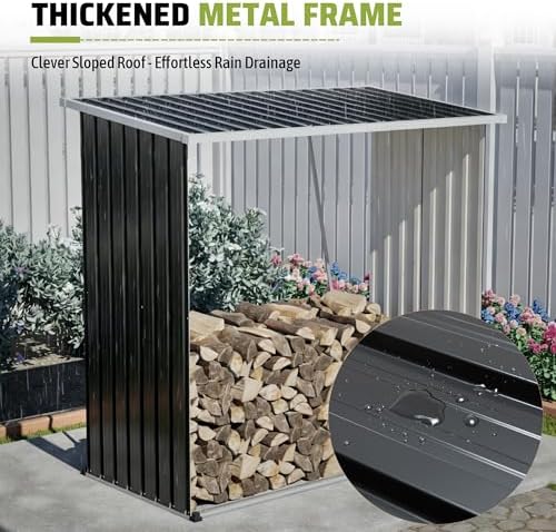 Outdoor Metal Storage Sheds Garden Cabinets 10x4 Lockable