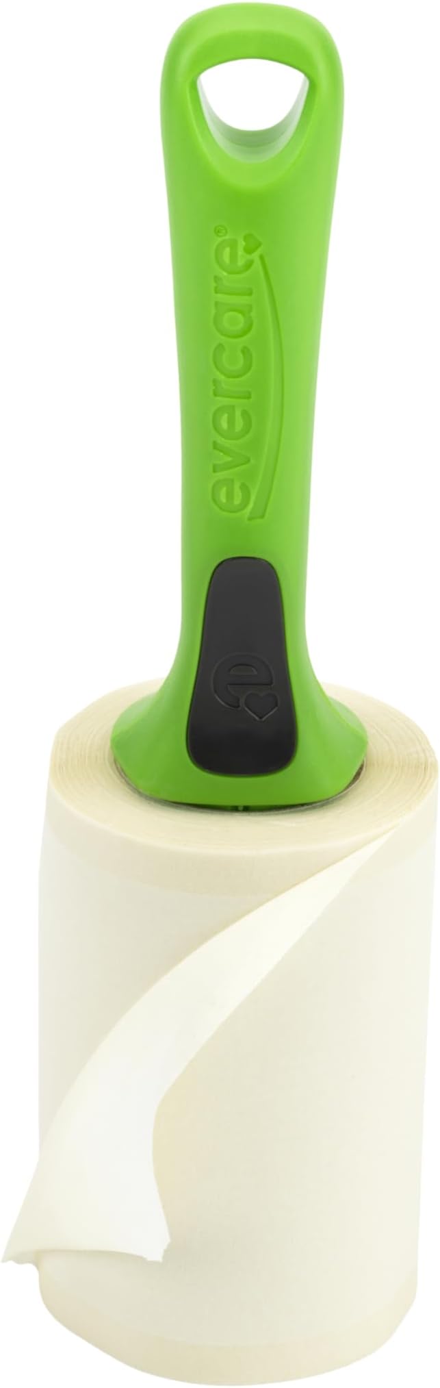 Evercare Pet Hair Lint Rollers All Purpose Use Easy-Tear Sheets Per Roll Reusable Sticky Roller Pets Cat,Dog Hair Remover Contoured Handle for Furniture Clothing & Cars,Green, 200 Sheets (Pack of 12)
