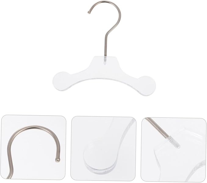 POPETPOP Household Dog Hanger Non-Skid Pet Clothes Hanger Convenient Design Hook Dog Apparel Organizer for Outdoor Use