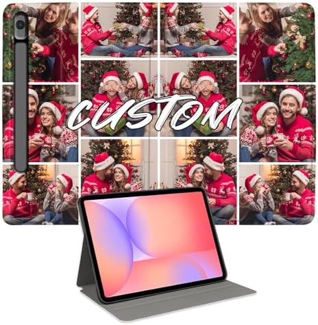 Custom Photo Personalized Flip Case for Samsung Galaxy Tab S10 Lite 11 inch(2025),Model Code: SM-X400/X406B, Samsung Galaxy Tablet Customized Picture Text Leather Stand Cover Protective Case