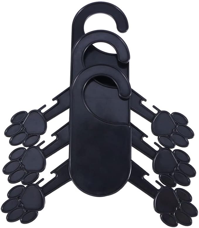 Cabilock 12pcs Pet Clothes Rack Pet Costume Hanger for Cat Dog Clothes Space-Saving Design Easy to Install for Drying Outdoor Use