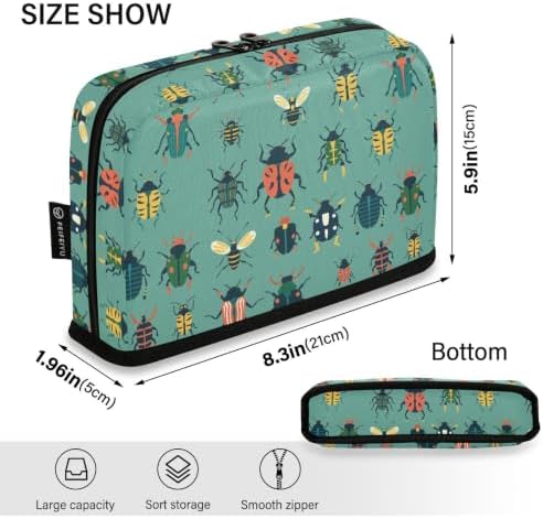 Bugs Beetles Insects Pencil Case for Kids Girls Boys | Large Pencil Pouch Pen Bag Holder with Big Capacity
